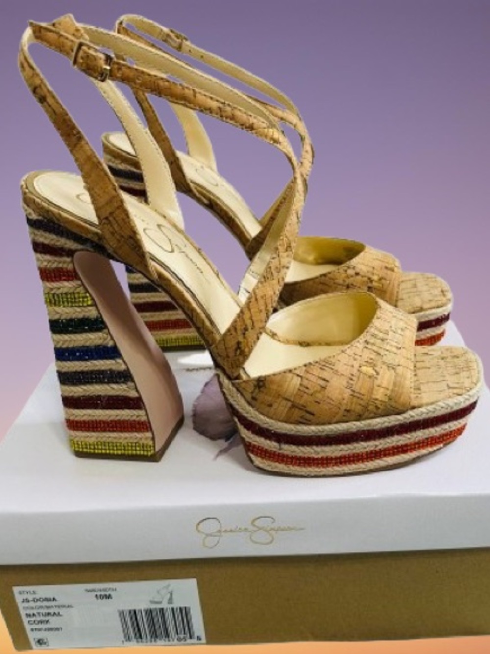 Jessica Simpson Women’s Dosia Strappy Platform Dress Sandals